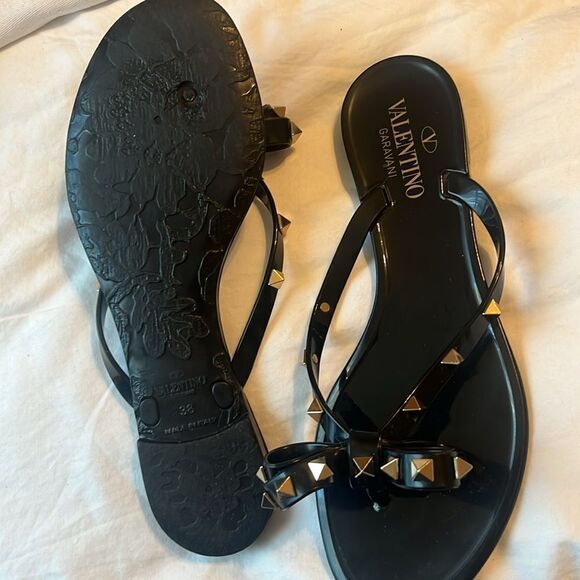 VALENTINO GARAVANI Summer Rockstud sandals Size 38 $625 NEW - Picture 9 of 10